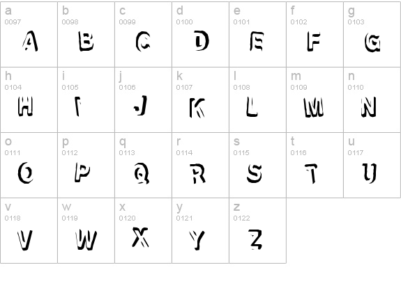 Refrigeration lowercase a-z preview