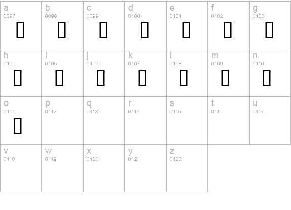 Refuse Trip lowercase a-z preview