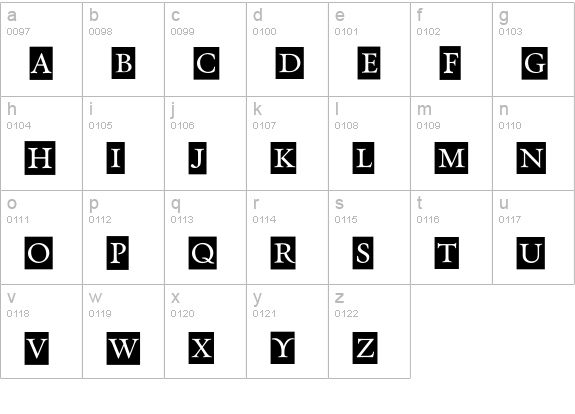 RequiemOrnaments-HTF-Text lowercase a-z preview