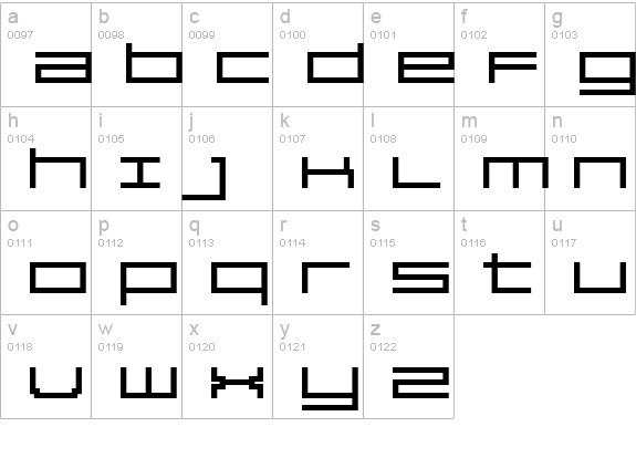 Reversion Bold lowercase a-z preview