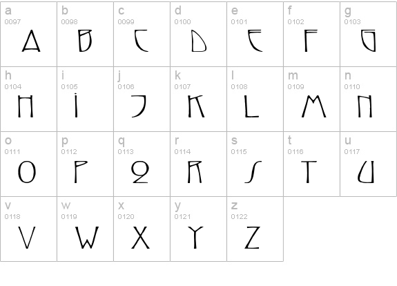 ReynoldCaps Ex lowercase a-z preview