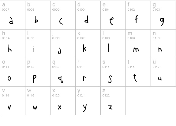 rhino dino lowercase a-z preview