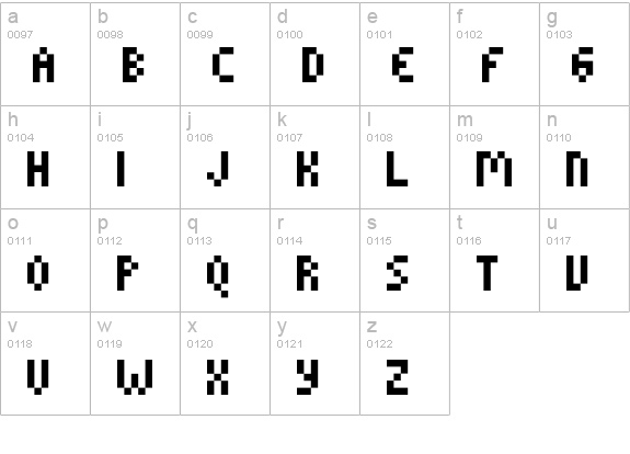 ROTORkeff-Rounded lowercase a-z preview