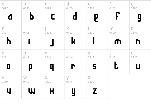 RussianQuality Normal lowercase a-z preview
