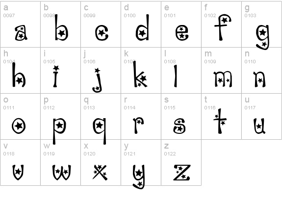 sabrina lowercase a-z preview
