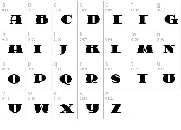Sabrina Zaftig NF lowercase a-z preview