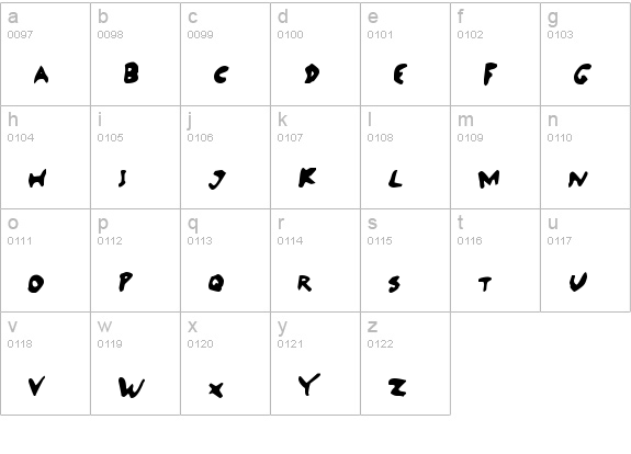 SaladeDeFruitsPomme lowercase a-z preview