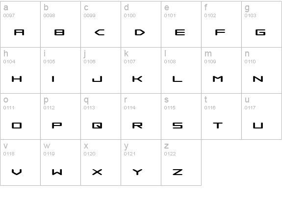 Samba is Dead lowercase a-z preview