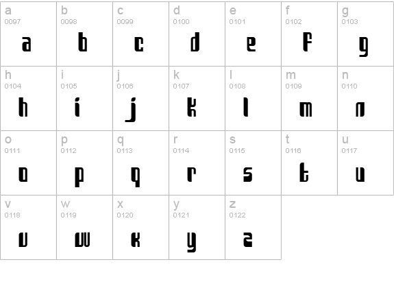 Sanka lowercase a-z preview