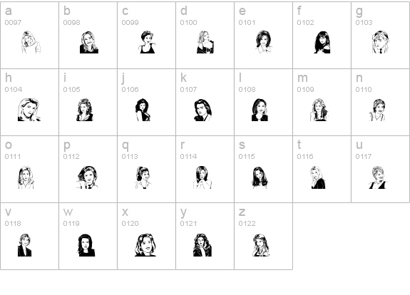 Sankavyn lowercase a-z preview
