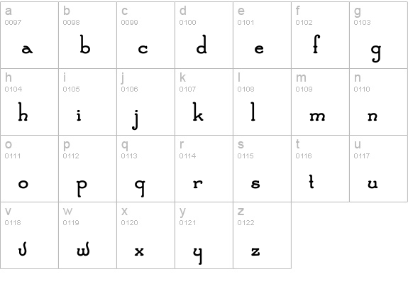 Santa'sSleighFull Bold lowercase a-z preview