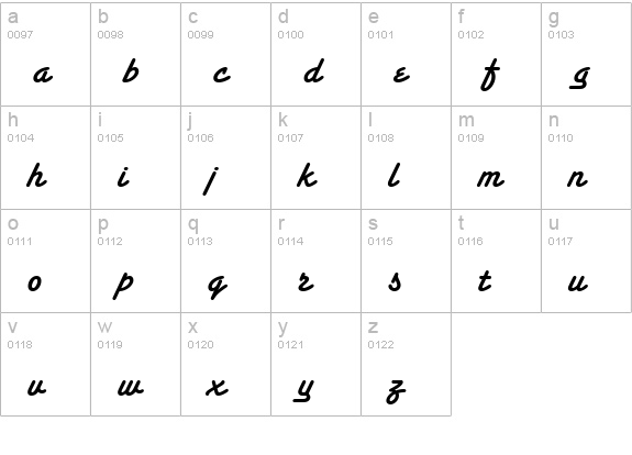 Santa Fe Com lowercase a-z preview
