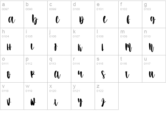 Santaclaus lowercase a-z preview