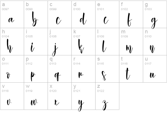 Santaclaus Christmas lowercase a-z preview