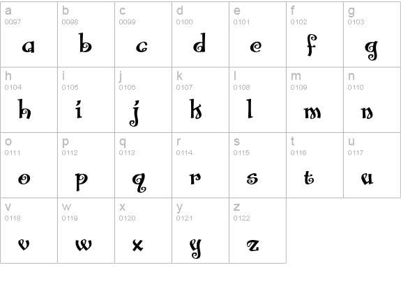 Santas Big Secret BB lowercase a-z preview