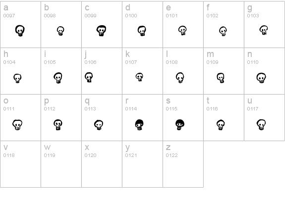 SantoDomingo-Patzcuaro lowercase a-z preview