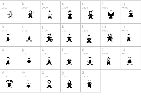 sbnetbaby lowercase a-z preview