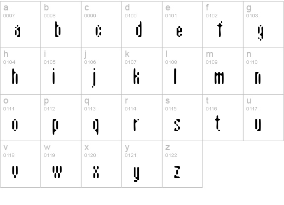 Schmidt lowercase a-z preview