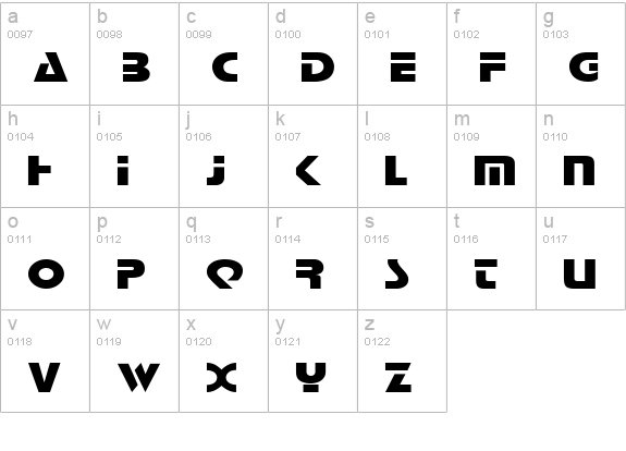 Scottsdale Wide Normal lowercase a-z preview