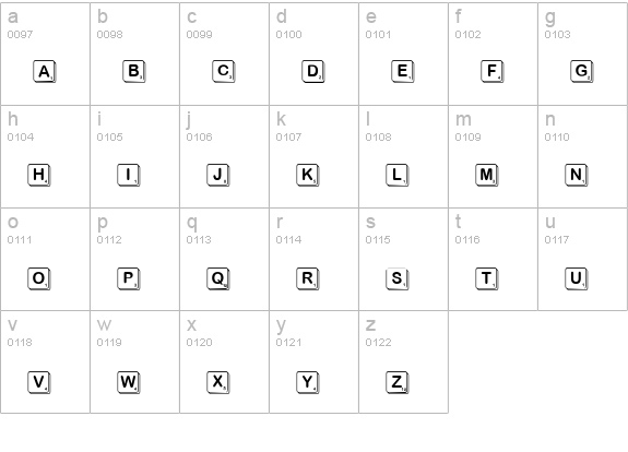 ScrambleMixed lowercase a-z preview