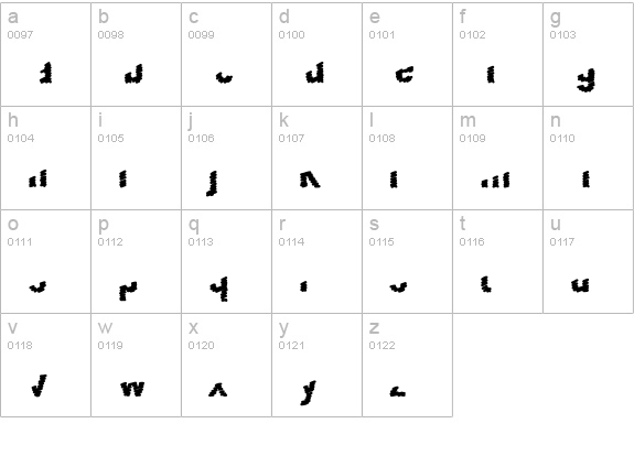 Scribble-LessTwo lowercase a-z preview