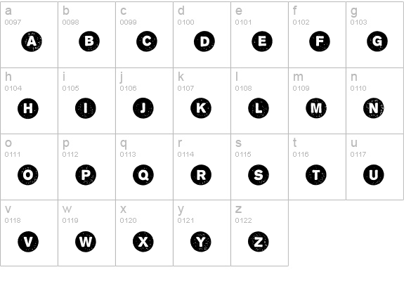 SectionIntersection lowercase a-z preview