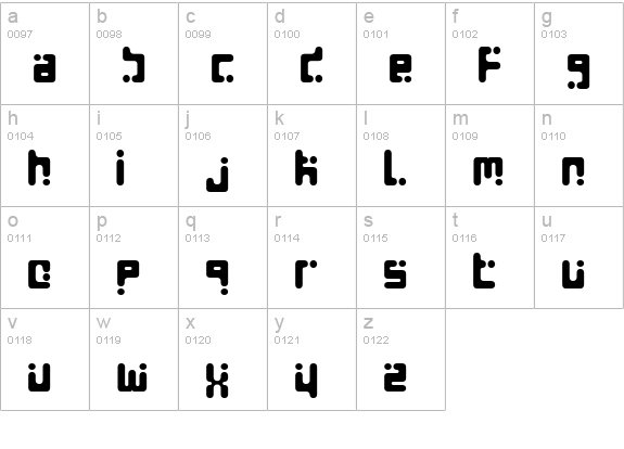 Seeds lowercase a-z preview