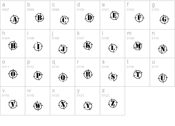 SeeTheBeast lowercase a-z preview