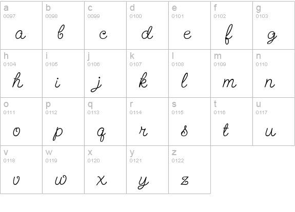 SendFlowers lowercase a-z preview