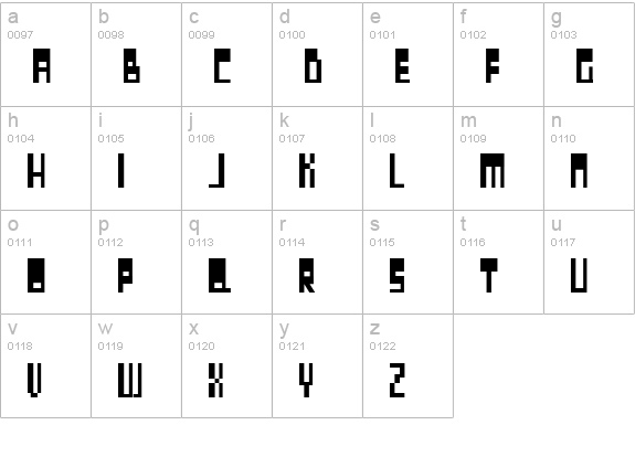 september lowercase a-z preview