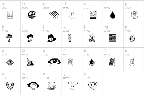 September 11 lowercase a-z preview