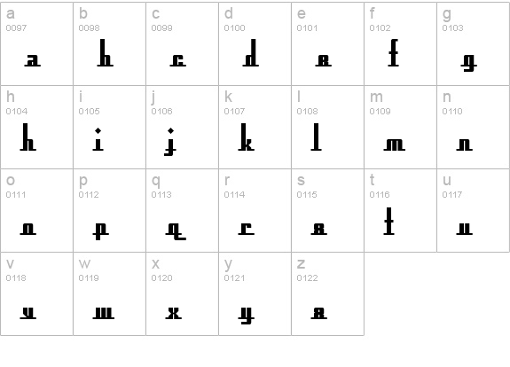 SF Americana Dreams Upright Bold lowercase a-z preview