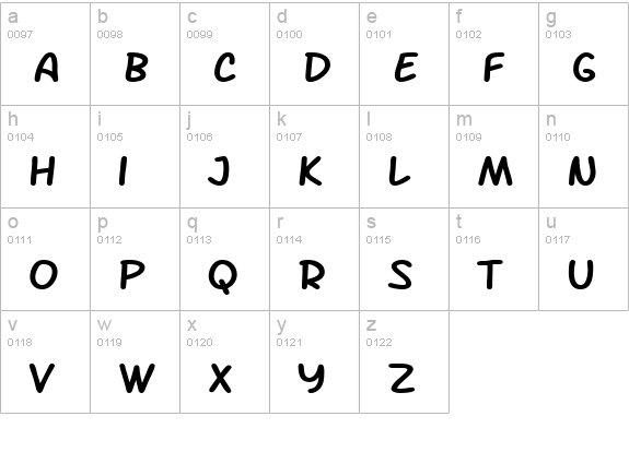 SF Arch Rival Extended lowercase a-z preview