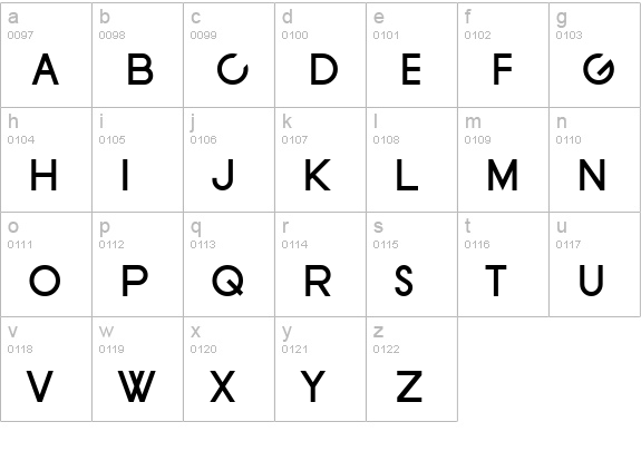 SF New Republic SC Bold lowercase a-z preview