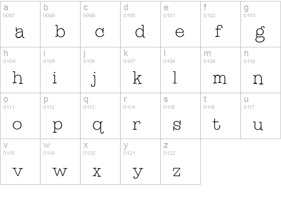 ShagExpert-Mystery lowercase a-z preview
