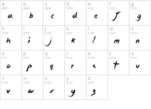 Shake it up lowercase a-z preview