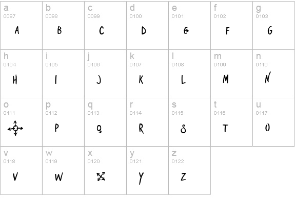 Shoestore lowercase a-z preview