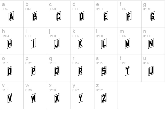Shohl Plain lowercase a-z preview