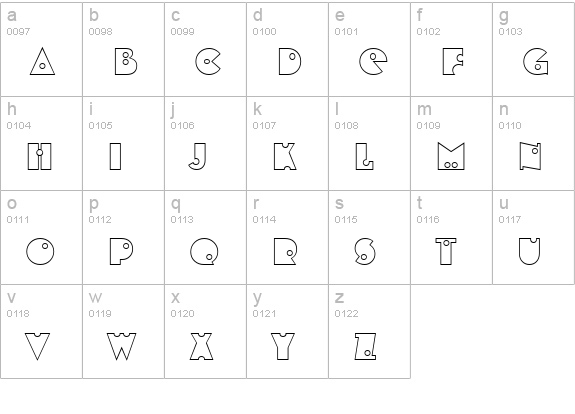 ShotShell Open lowercase a-z preview