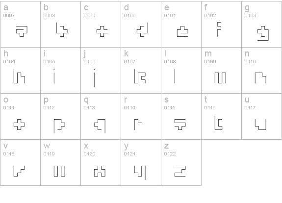 Silesia-Thin lowercase a-z preview