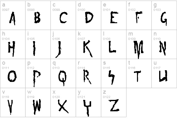 sin of the innoccent lowercase a-z preview