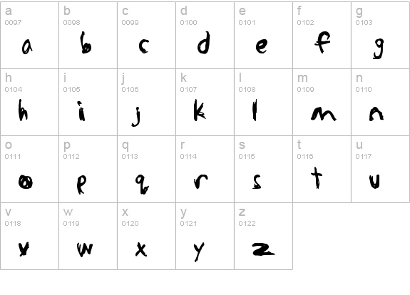 Sketchathon lowercase a-z preview