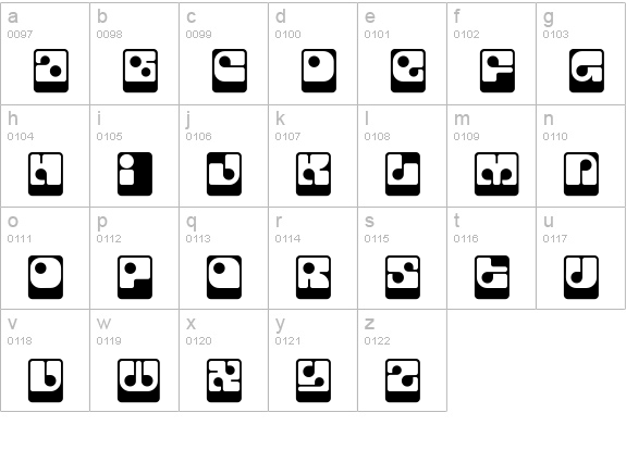 SkylabCapsule lowercase a-z preview