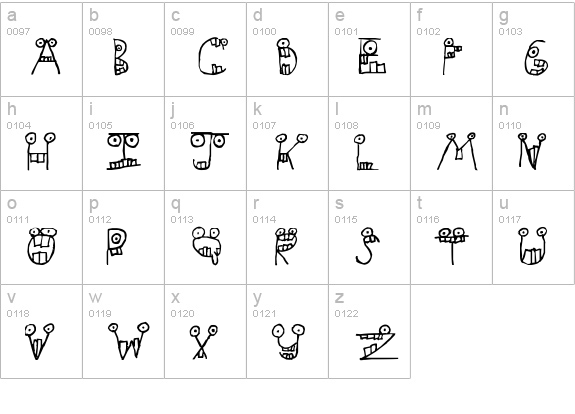 Slapstick Dental Inc. lowercase a-z preview