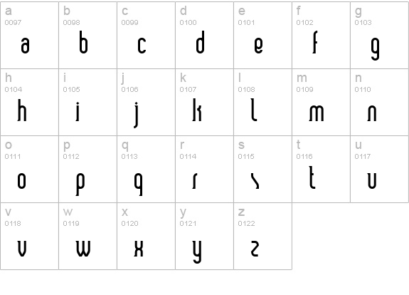 Smart and Sexy lowercase a-z preview
