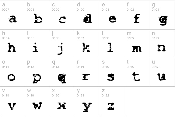 Smash lowercase a-z preview