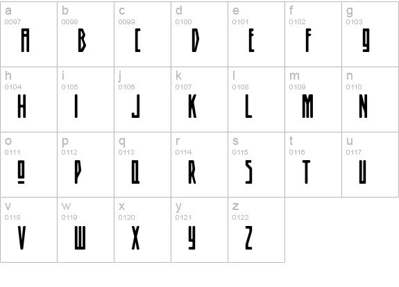 SmithPremier lowercase a-z preview