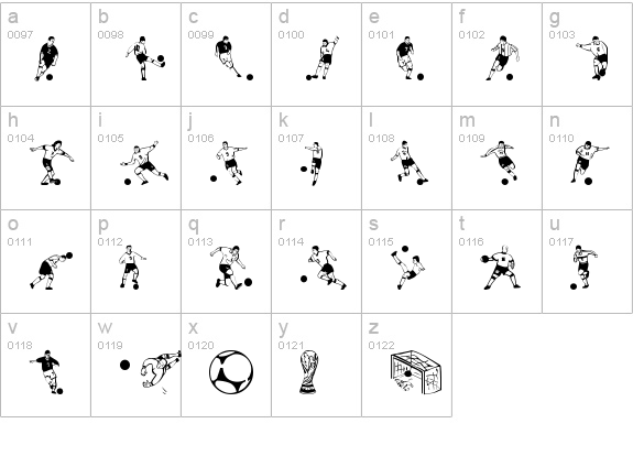 Soccer Dance lowercase a-z preview