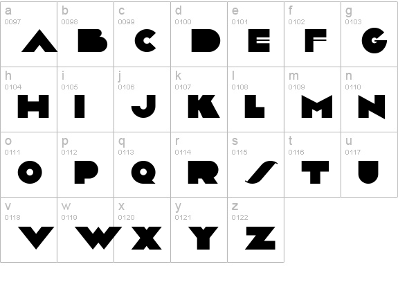 SodaJerkNF lowercase a-z preview