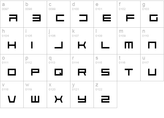 Solaria lowercase a-z preview